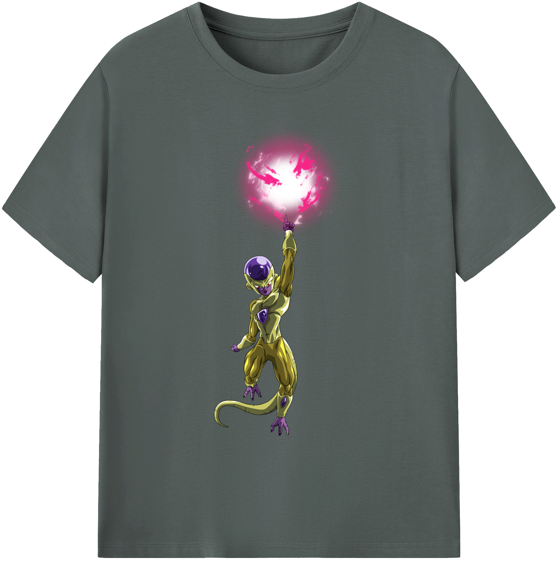 （画像用） ドラゴンボール フリーザ DRAGON BALL Frieza 綿100％ メンズ半袖Tシャツ｜肌触りやわらか＆通気性
